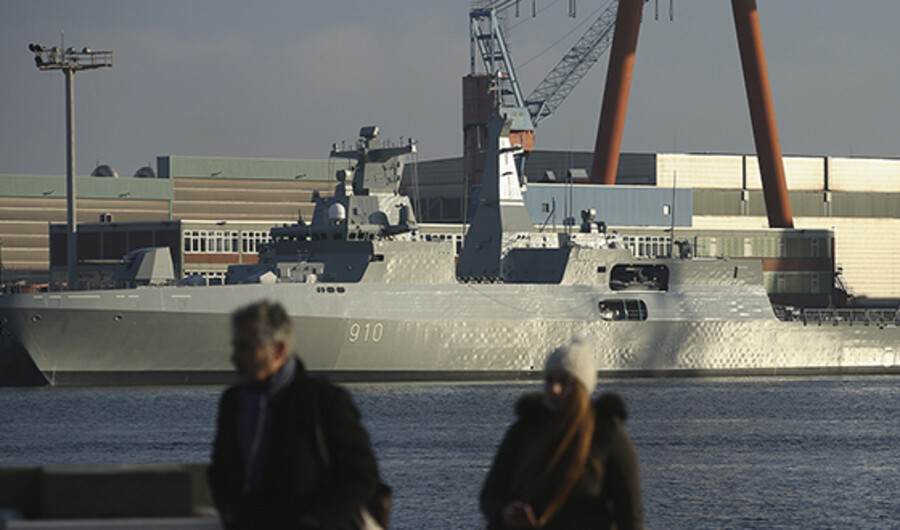 L'Allemagne commence à construire des navires de guerre pour Israël