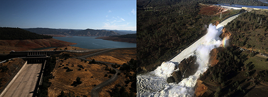 Oroville Before After