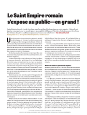 Le Saint Empire romain s’expose au public—en grand !