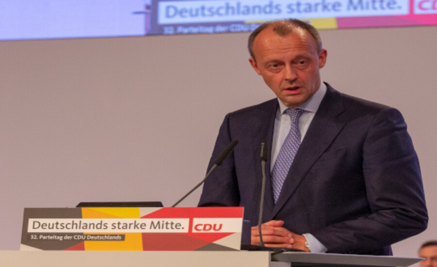 L'Allemand Friedrich Merz monte à nouveau 