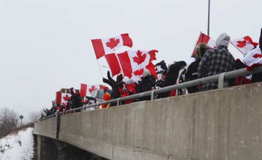 Le convoi de la liberté se rend à Ottawa