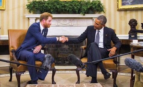 Barack Obama et son ami le prince Harry
