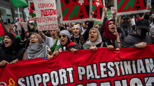 Des manifestants du monde entier soutiennent l’attaque du Hamas