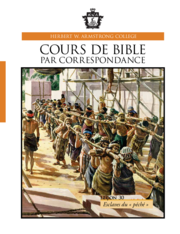 Leçon 30 : Les jours des Pains sans levain : notre rôle dans le plan directeur de Dieu
