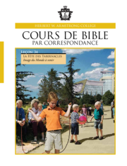 Leçon 34 : La Fête des Tabernacles : quand le monde entier sera appelé