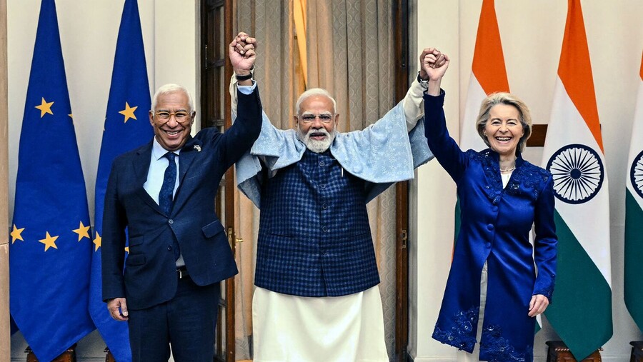 L'UE signe un nouvel accord commercial gigantesque, cette fois-ci avec l'Inde
