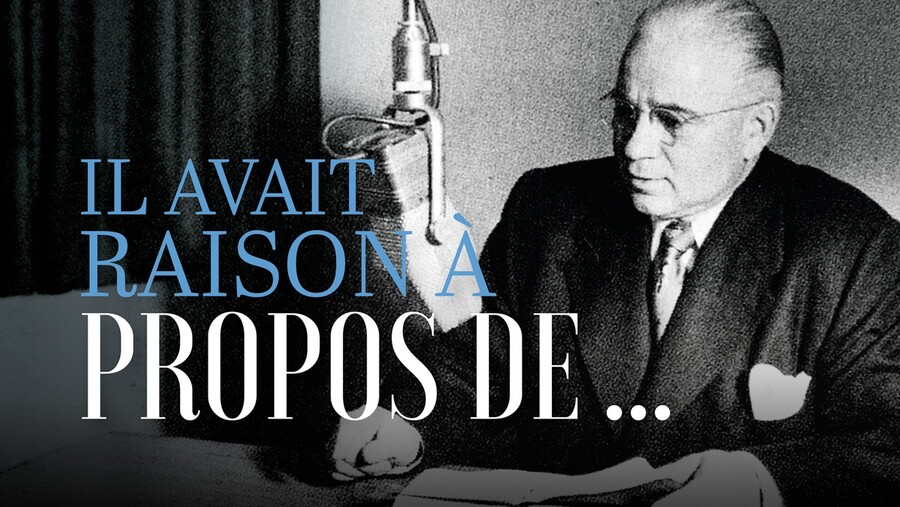 Il avait raison à propos de...