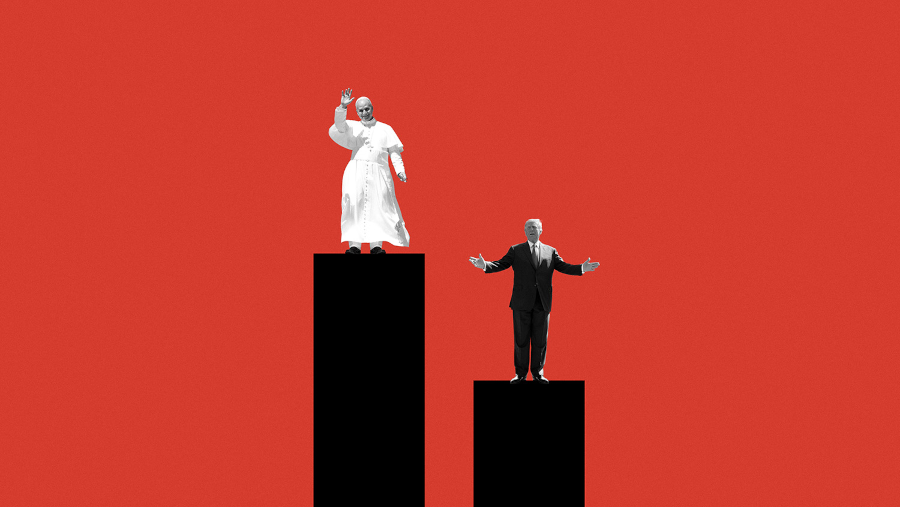 Le pape plus populaire que Trump