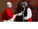 La dirigeante de l'Église anglicane prie avec le pape