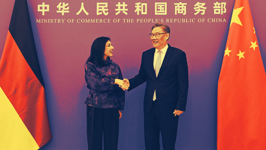 La ministre allemande de l'Économie achève sa visite en Chine