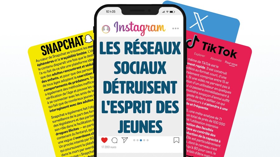Les réseaux sociaux détruisent l'esprit des jeunes