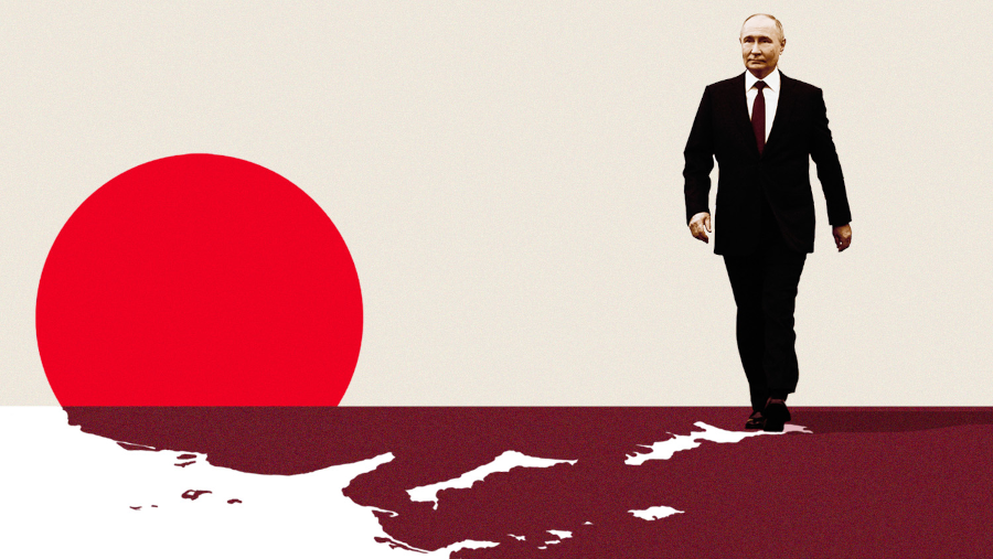Un déplacement de Poutine provoque le Japon